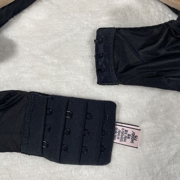 Victoria's Secret Black Tshirt Bra Lightly Lined Wireless Size 34DDD Packable - Picture 3 of 5